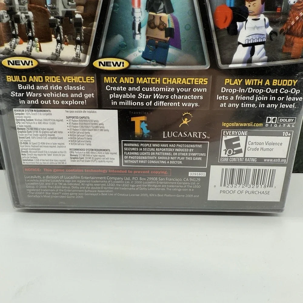 LEGO Star Wars II Original Trilogy PC CD-ROM Complete LucasArts 2006 Game Sealed